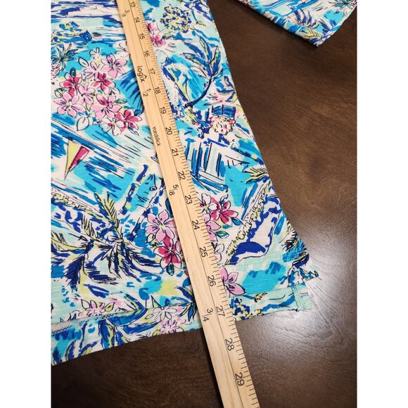 Palm Harbour Women's‎ Multicolor Tropical Print 3/4 Sleeve Tunic Top Size Medium - Picture 6 of 6